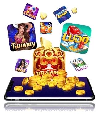 DD Game app interface on a mobile phone